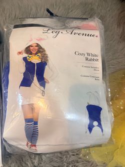 Adult Leg Avenue Cozy White Rabbit Costume small