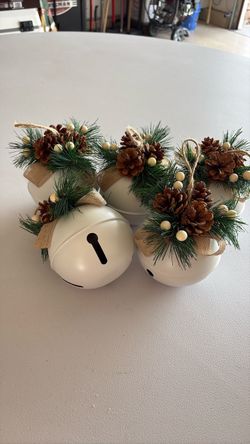 Large bell Christmas ornaments