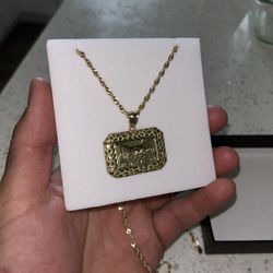 Last Supper Pendant And Rope Chain