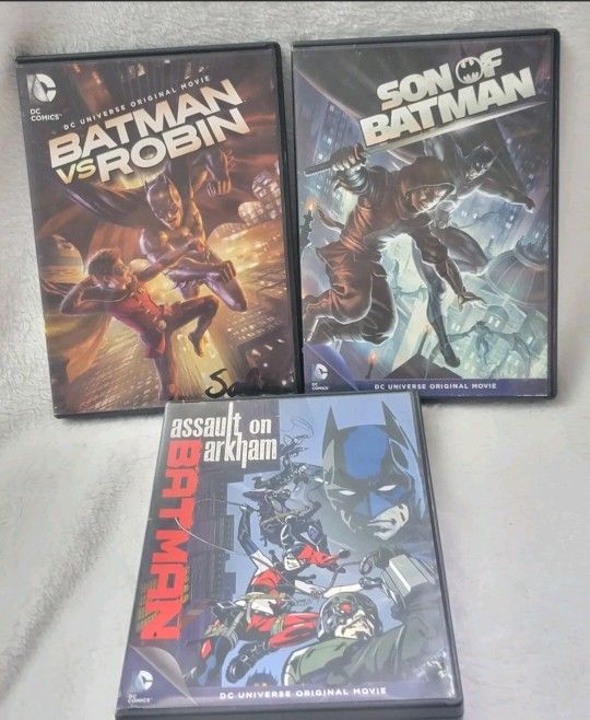 Lot Of 3 DC Universe Original Movie