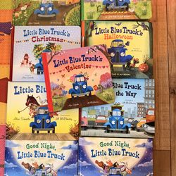 hard cover little blue truck books