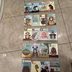 Wooden Alphabet 