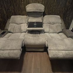 Dual Recliner Couch