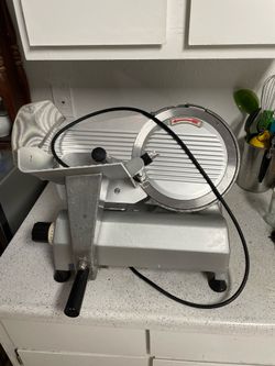 Commercial electric meat slicer cutter
