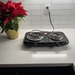 Mainstays Portable Double Burner and Hot Plate 