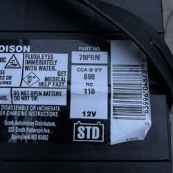 2 Like New Battery For GM Chevy 