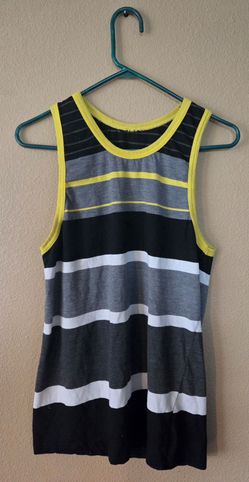 Arizona Jean Co Men's M Striped Tank Top Sleeveless Multicolor