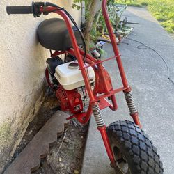 1970 Red Trail Horse Mini Bike