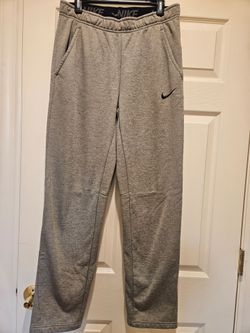 Nike Mens M Gray Drawstring Sweatpants