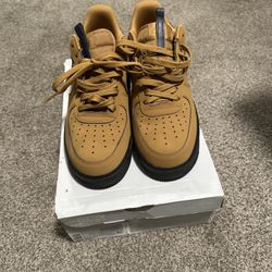 Nike Air Force 1 ’07 Wheat/Black – Size 10 – Like New