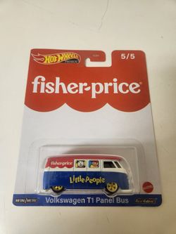 Hot Wheels Little People Volkswagen T1 Panel Bus 