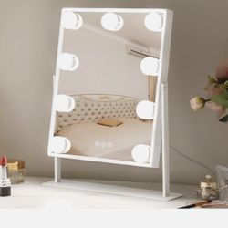 Hollywood Lighted Makeup Mirror