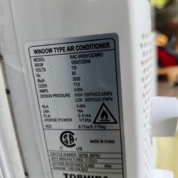 Toshiba Window AC Unit 