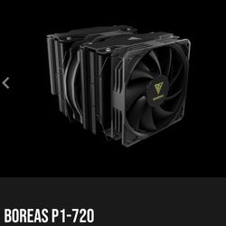 CPU air cooler HSF 7 pipes dual fans