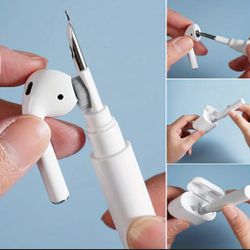 3 in 1 Airpods Cleaner - Black or White. (Shipping only and included in price)