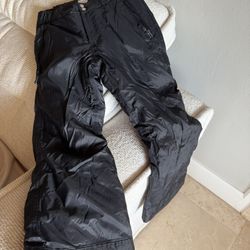Ski Pants Black Unisex Kids Small 