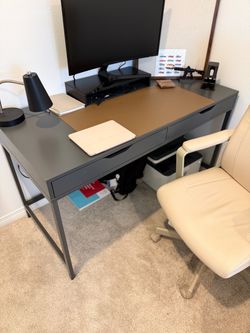 IKEA desk and chair