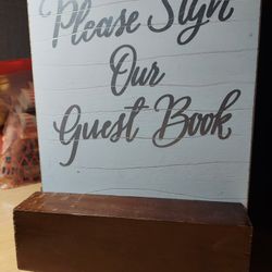 Wedding Sign Or Guess Book Sign