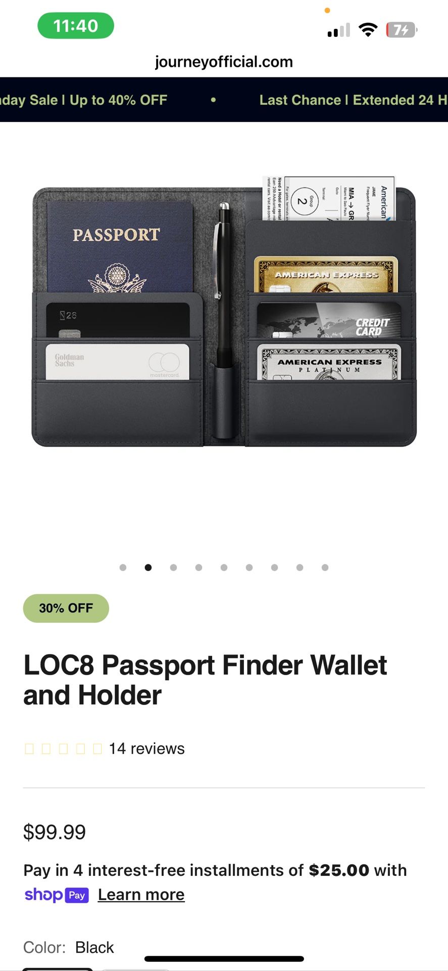 Tracker For Passport