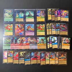Disney Lorcana Card Collection Lot – Enchanted Pocahontas, Cold Foils & Epics
