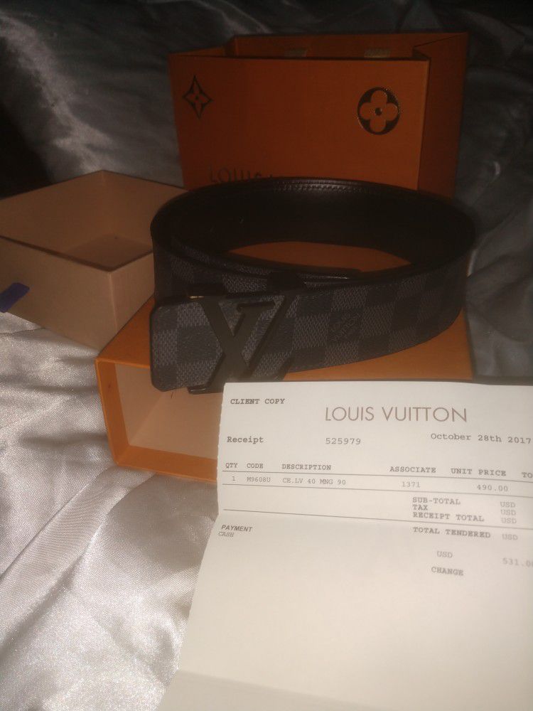 Sold at Auction: Louis Vuitton Multi Color Belt 32