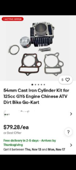 Atv pit bike cylinder rebuild kit