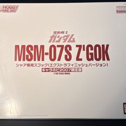BANDAI MG MSM-07S Char's Z'gok Extra Finish ver.C3×HOBBY Limited Editions