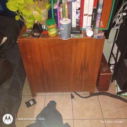 Handmade Solid Oak Wood File Cabinet 