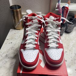 Red High Top Dunks