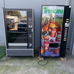 Snack And Cold Drink Vending Machine