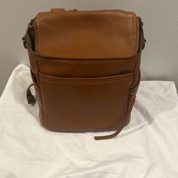Azaria le Mere Petite Luxe Diaper Bag In Milled Cognac