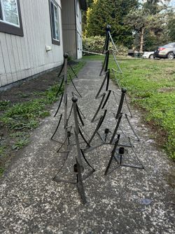 Candlestick Christmas Trees