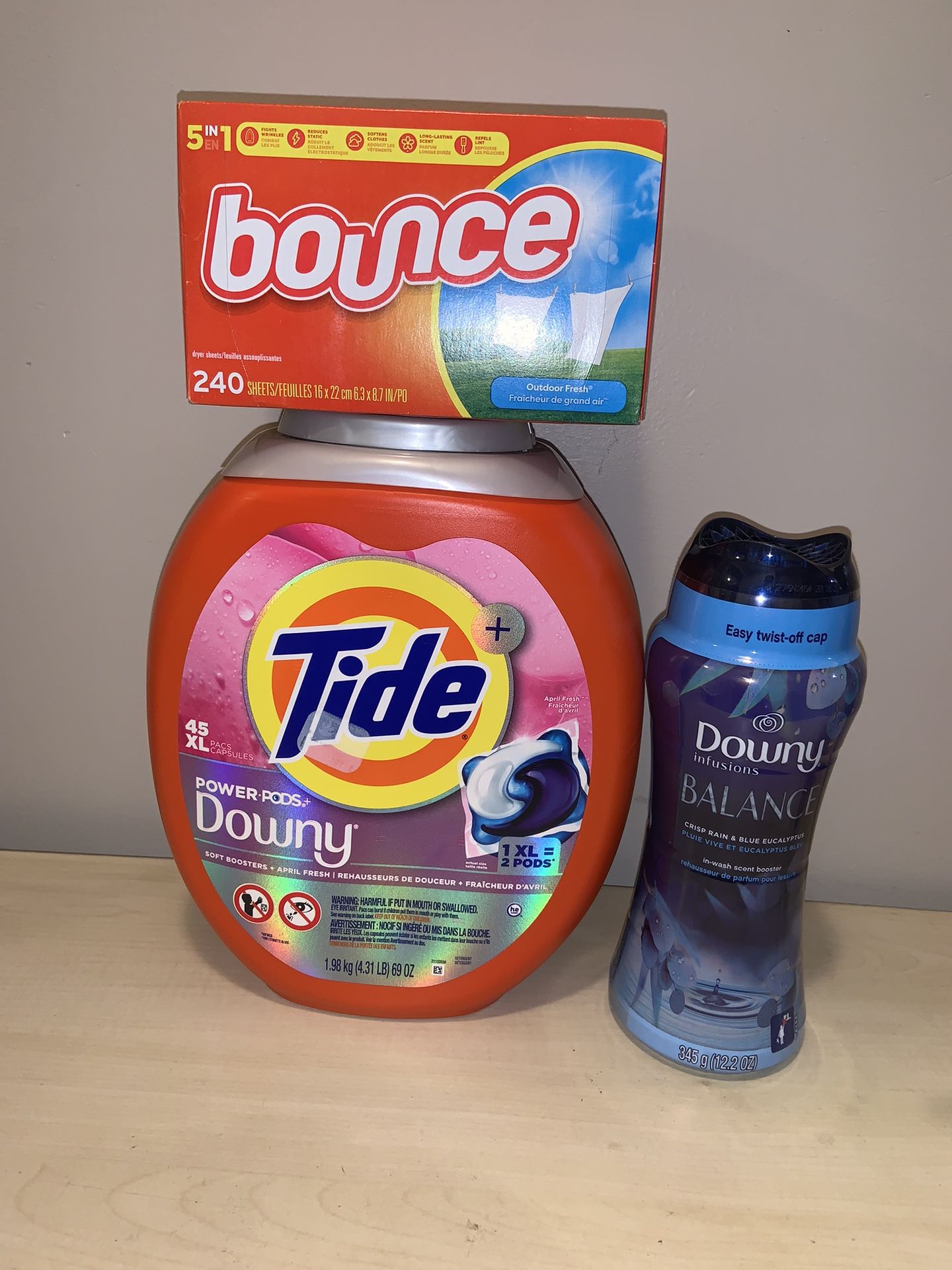 Tide/ Bounce/ Downy Bundle (3 items)