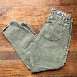 Rare Vintage 90s Green Levi’s Silvertab Loose Jeans