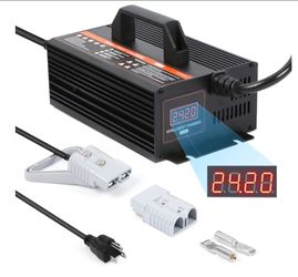 24V 20A Smart Forklift Battery Charger – 600W Charger for Pallet Jack, Forklift & Floor Scrubber