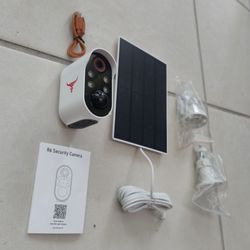 Security Camera + Solar Panel NIGHT VISION