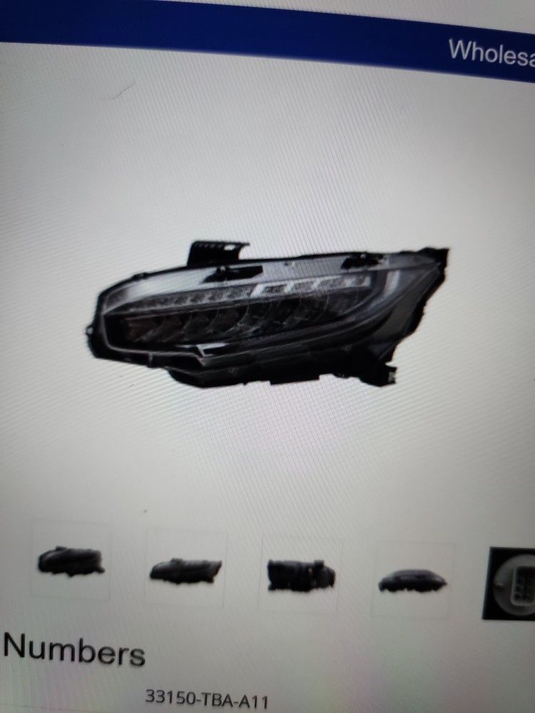 Headlight Assembly For 16-19 Honda Civic