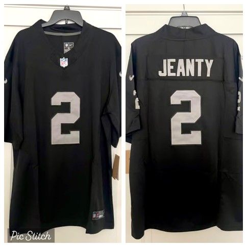 Raiders Jeanty Black Jersey M L XL XXL