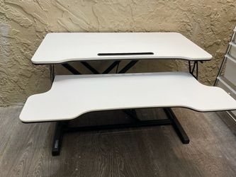 FITUEYES 32" Standing Desk Converter – Height Adjustable Sit-Stand Riser - See My Other Items😀
