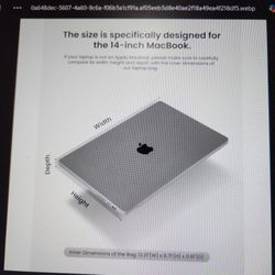 Tomtoc 360 Protective Laptop Sleeve For 14 Inch MacBook Pro