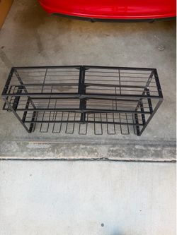 Power tool organizer wall shelf