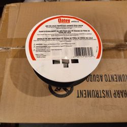 white shower drain cover 