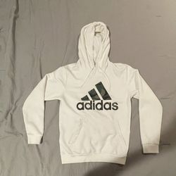 white adidas hoodie 