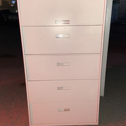 white file cabinets