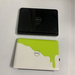 2 Dell Inspiron Mini  Broken For parts Or Repair 