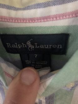 New boys Ralph Lauren button down