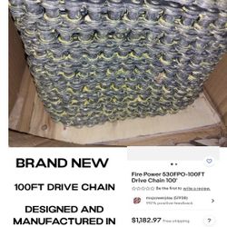 FIRE POWER O-Ring Drive Chain 100ft Roll 530FPO-100FT