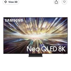 Samsung 65” 8k Qled Tv, 