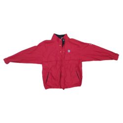 Vintage NFL Logo Hooded Jacket by Spotlight Size Large 49ers patriots