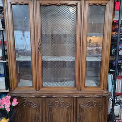 Wood China cabinet